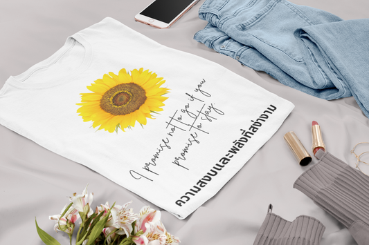 Sunflower Tee – Soft Love, Strong Women