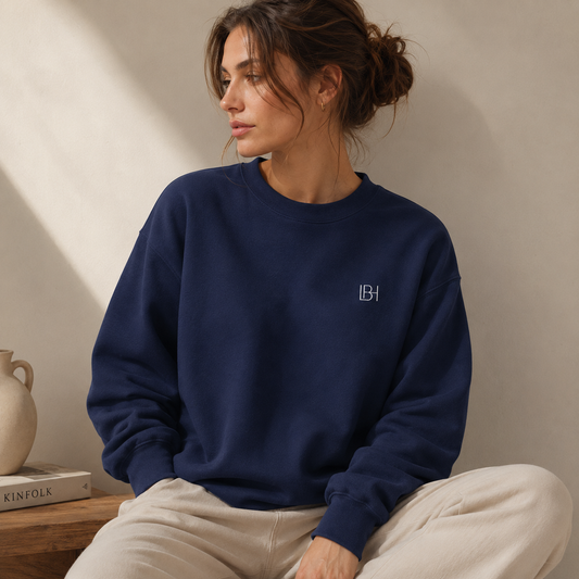 Love Beyond Her™ Embroidered Garment-Dyed Sweatshirt